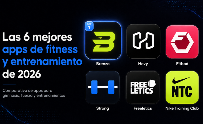 Las 6 mejores apps de fitness y entrenamiento de 2026