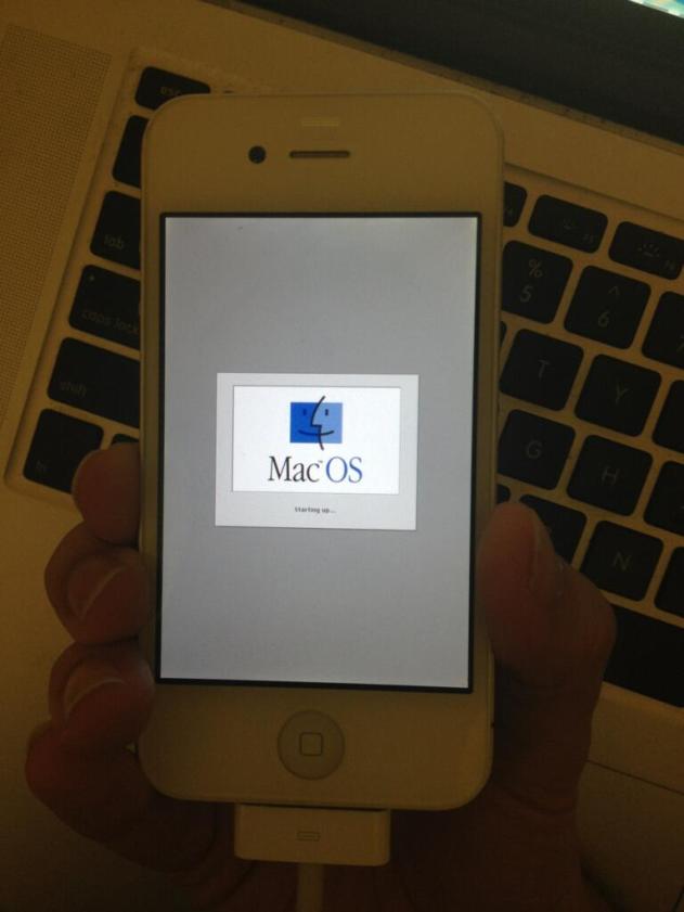 ¿ Mac Os funcionando en iPhone ?