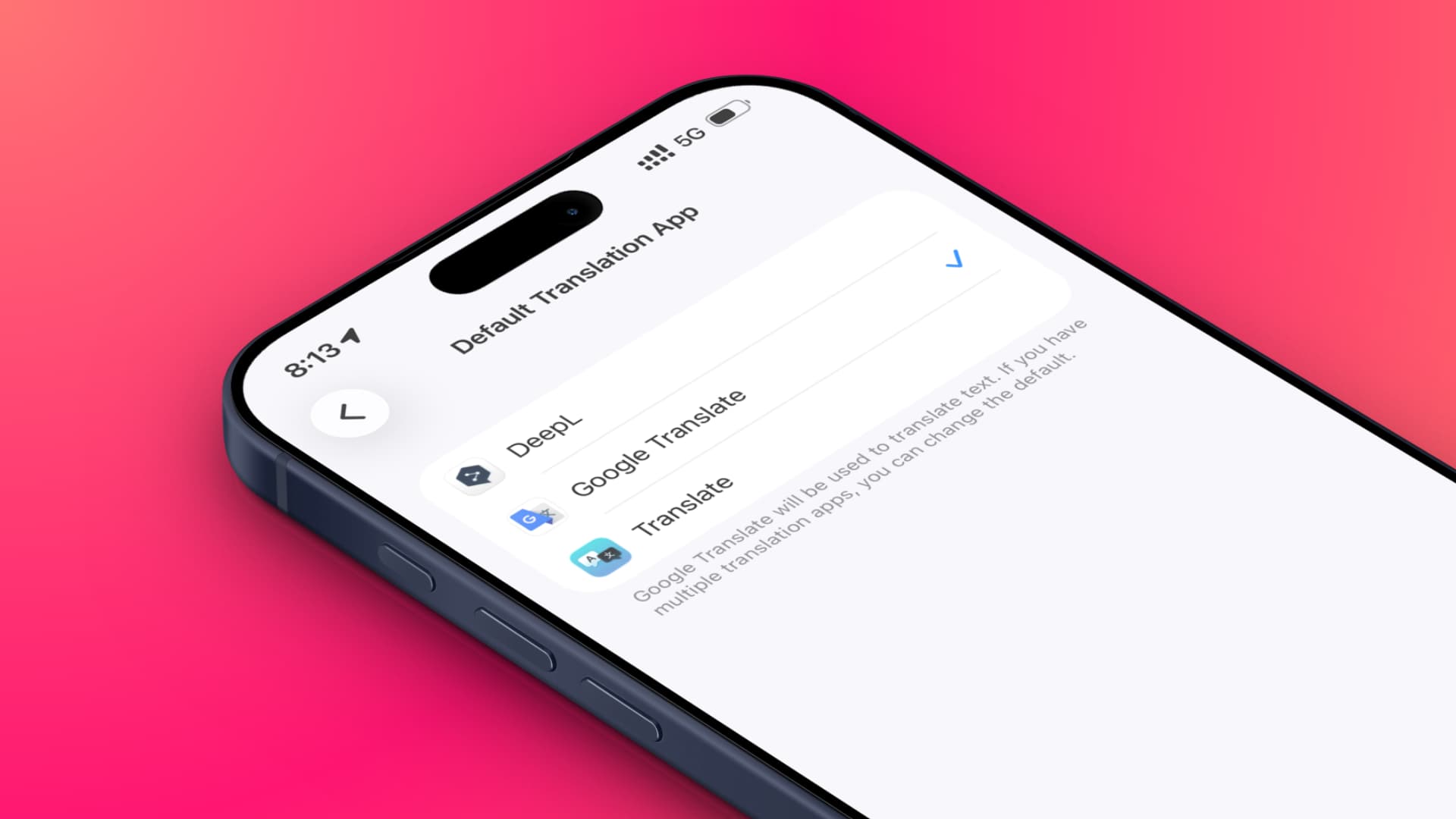 Cómo convertir Google Translate en tu app de traducción predeterminada en iOS