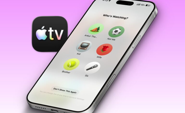 Cómo crear perfiles en la app Apple TV para tu familia