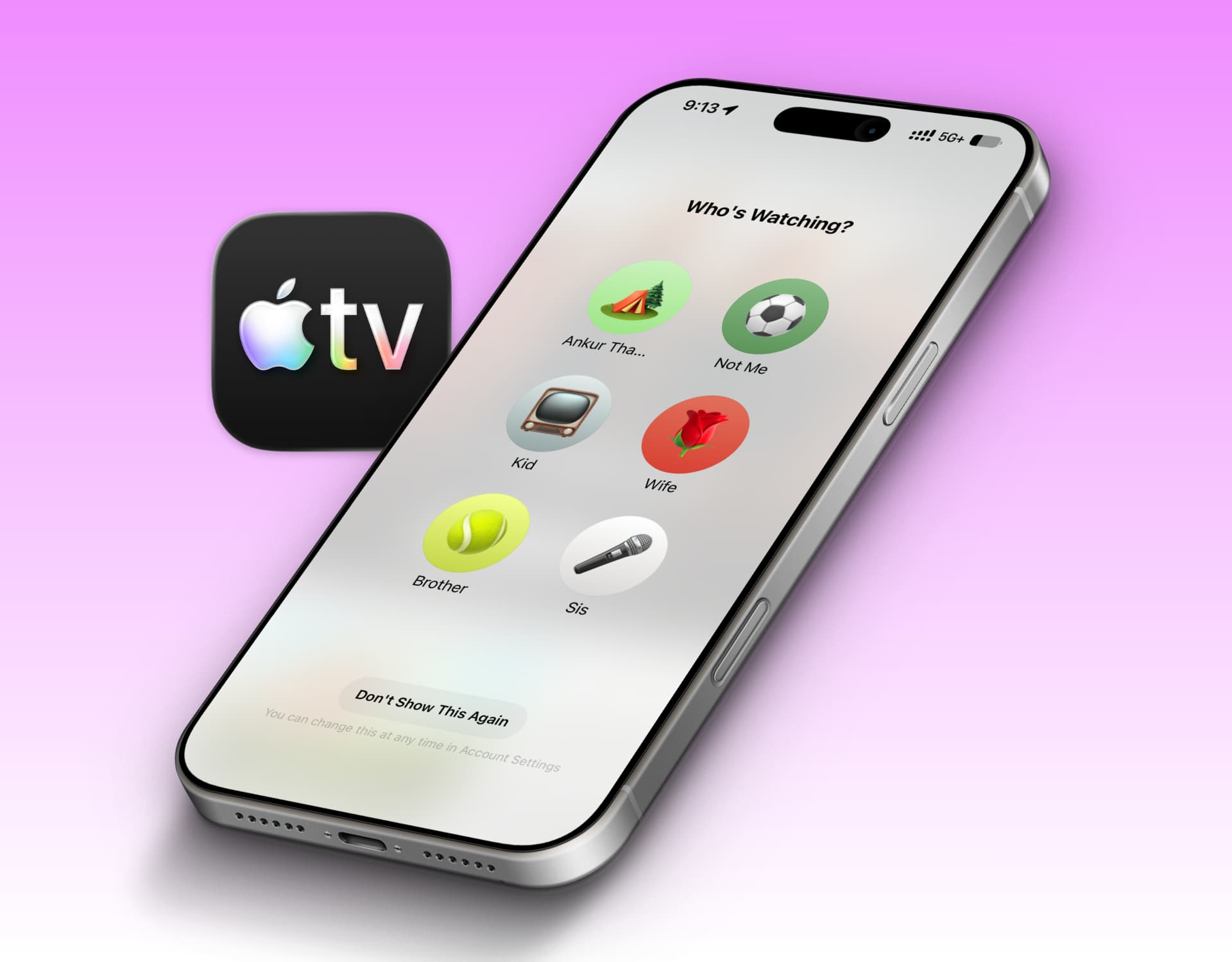 Cómo crear perfiles en la app Apple TV para tu familia