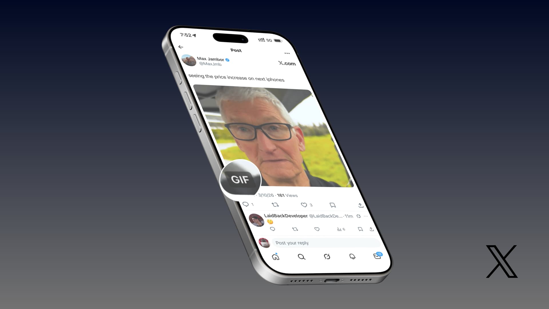 Cómo guardar GIFs de X en la app Fotos del iPhone