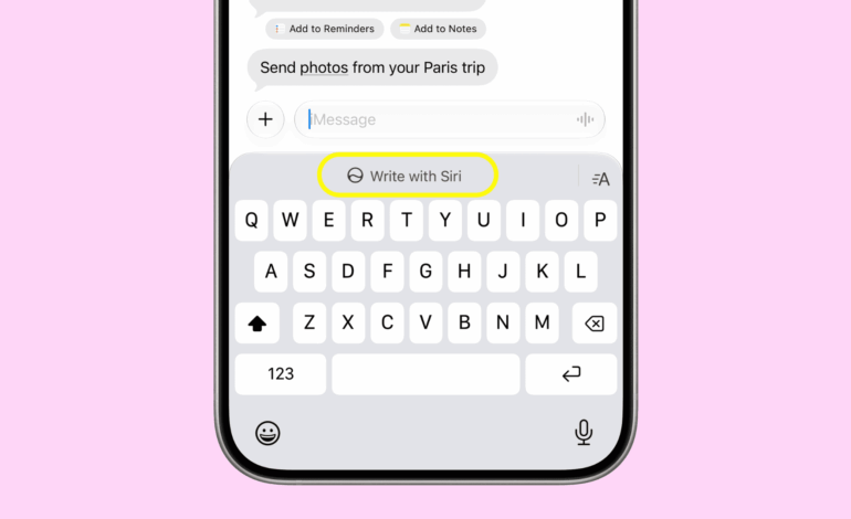 Cómo quitar el molesto botón ‘Escribir con Siri’ en el teclado de iOS 27