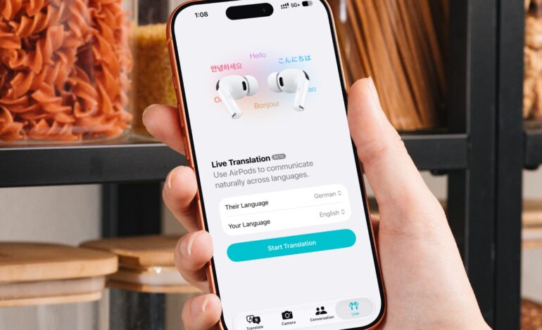 Conversa sin fronteras: Traducción en tiempo real con tus AirPods e iPhone