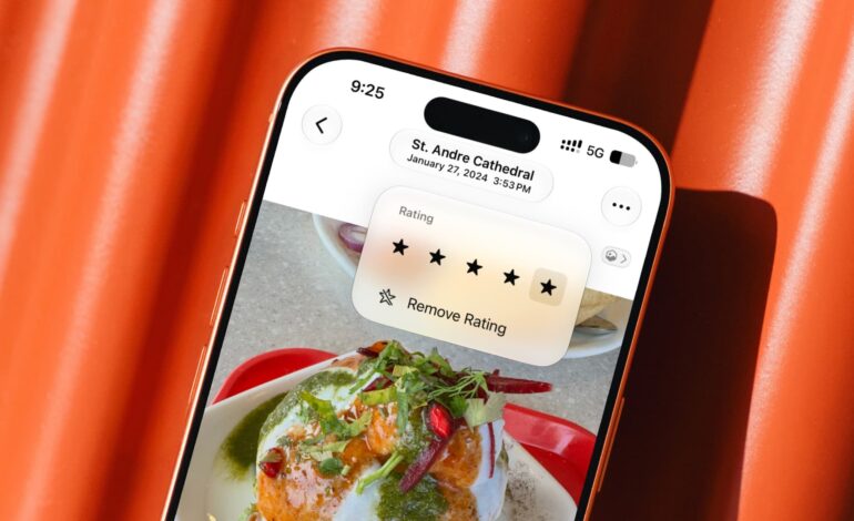 Descubre cómo dar estrellas a tus fotos en iPhone, iPad y Mac
