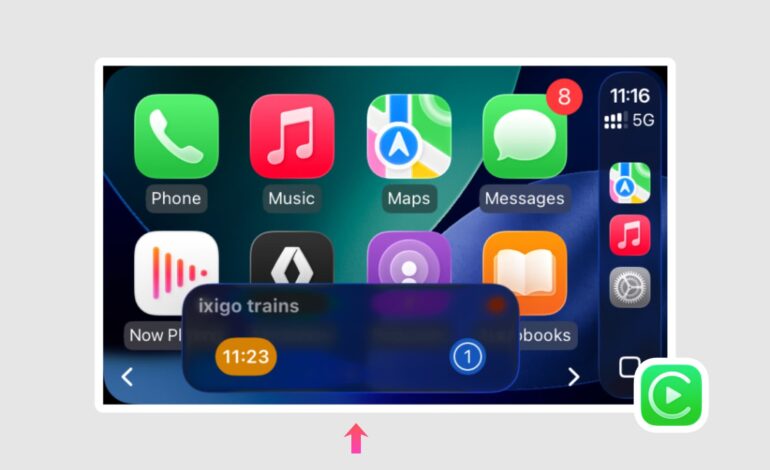 Descubre cómo ver las Actividades en Vivo de tu iPhone en la pantalla del coche con iOS 26