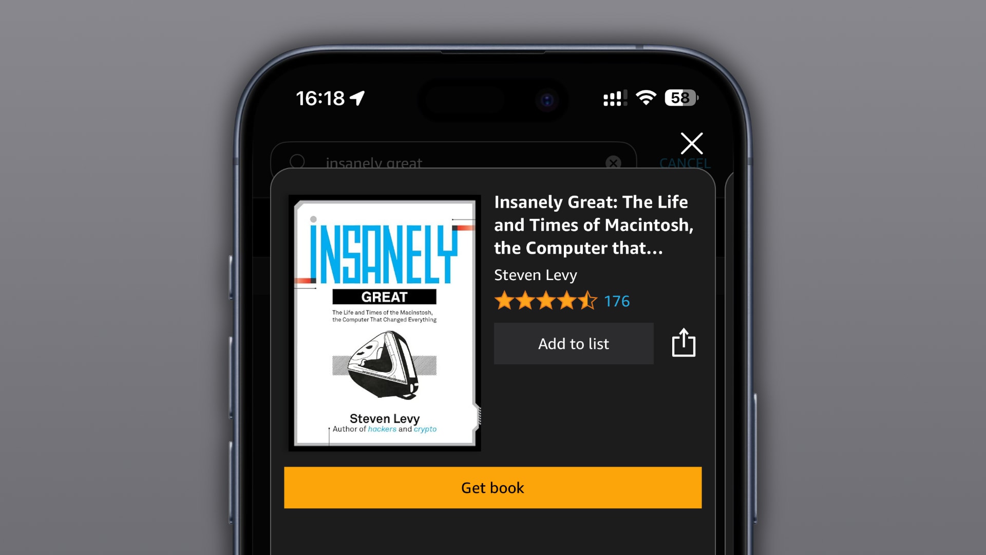 El botón que transforma la compra de libros en Kindle para iPhone
