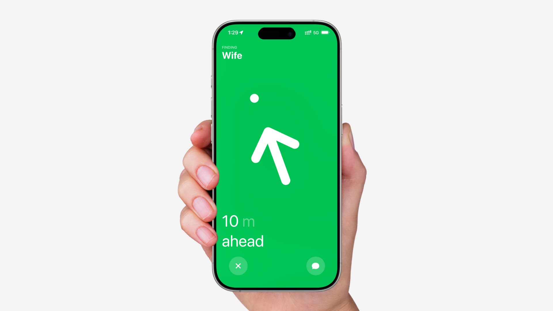 Encuentra a tus amigos y familiares en lugares llenos de gente con tu iPhone