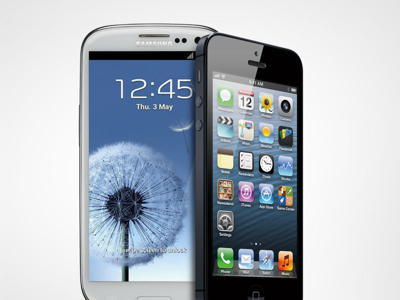 Samsung galaxy S4 vs iPhone 5