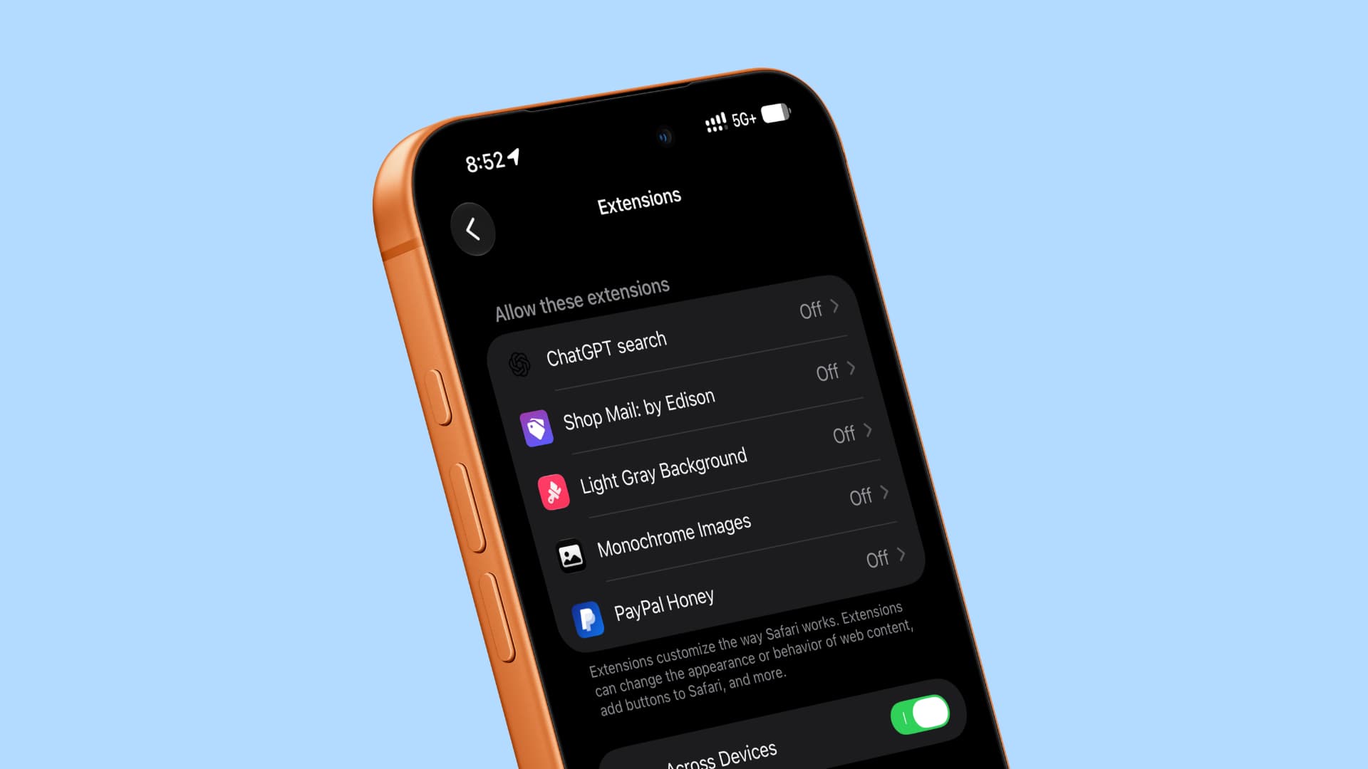Soluciones sencillas para que tus extensiones de Safari funcionen en todos tus dispositivos