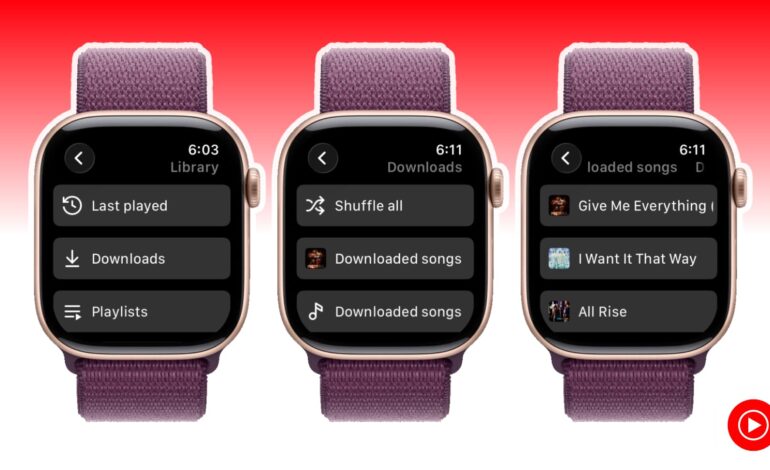 ¿Puedes escuchar YouTube Music sin conexión en tu Apple Watch?
